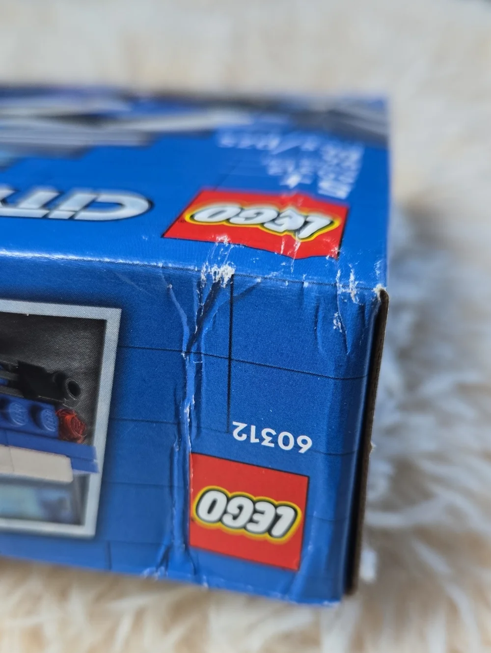 NEW Lego City Blue and White Police Car Building Set